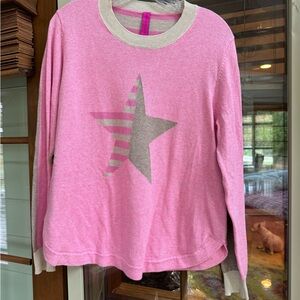 Pink Star Sweater - Crew Neck